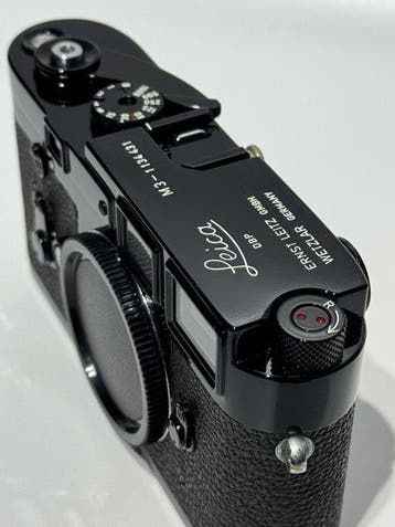 Leica M3 SS / Single Rod (Repeint en noir) Analoge camera