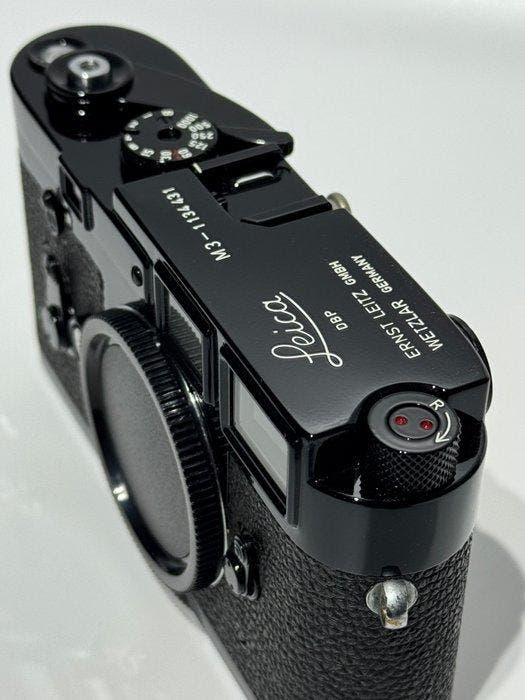 Leica M3 SS / Single Rod (Repeint en noir) Analoge camera, Collections, Appareils photo & Matériel cinématographique