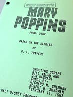 Mary Poppins (1964) - Shooting Script with revisions - Walt