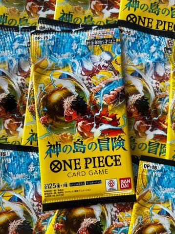 Bandai - 40 Booster pack - One Piece - 40x One Piece OP-15:, Hobby en Vrije tijd, Verzamelkaartspellen | Overige, Nieuw