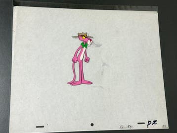 Friz Freleng - Cellule danimation originale et dessin du