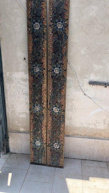 Decoratief ornament (2) - Italië - Plafondpaneel - Paar