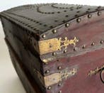 Coffre de rangement - Coffre de voyage continental en cuir