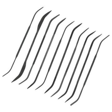 hobbytime tools HT1105 RIFFLER FILE SET – 10 PIECES, Hobby en Vrije tijd, Modelbouw | Overige, Verzenden, Nieuw