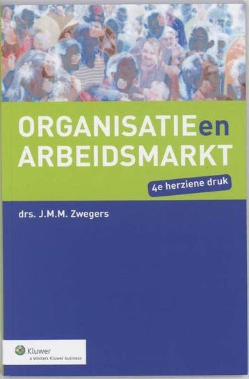 Organisatie en arbeidsmarkt - Zwegers, Boeken, Verzenden, Nieuw