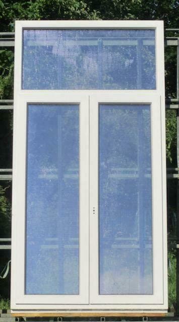 pvc raam , chassis , venster 122 x 238  creme, Ophalen of Verzenden, Raamkozijn