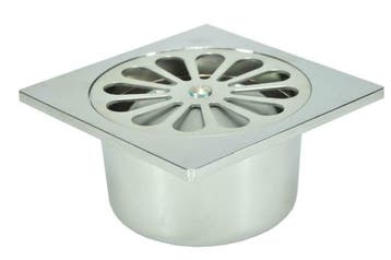 chroom ABS doucheput 10x10 onder 40mm, Doe-het-zelf en Bouw, Buizen en Afvoer, Ophalen of Verzenden, Nieuw