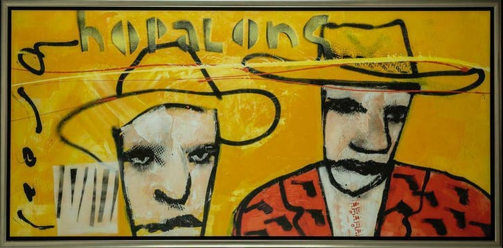 Herman Brood | Giclée: Wild Bill | Afmeting: 80cm x170cm, Antiquités & Art, Art | Lithographies & Sérigraphies, Enlèvement ou Envoi