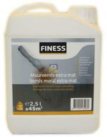 Finess Muurvernis Extra Mat 2,5 liter, Ophalen of Verzenden