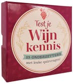 Test je wijnkennis - 25 onderzetters 9789044763638, Verzenden, JOERI DE HAES