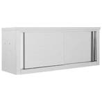 Keukenkast RVS 120cm: 41% korting! Retour deal., 100 tot 150 cm, Verzenden, Zo goed als nieuw, Minder dan 100 cm