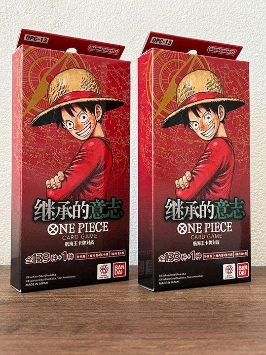 Bandai - 2 Booster bundle - One Piece - OPC-13 Box Carrying, Hobby & Loisirs créatifs, Jeux de cartes à collectionner | Autre