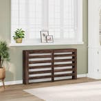 vidaXL Radiatorombouw 149x20x82 cm bewerkt hout bruin, Verzenden