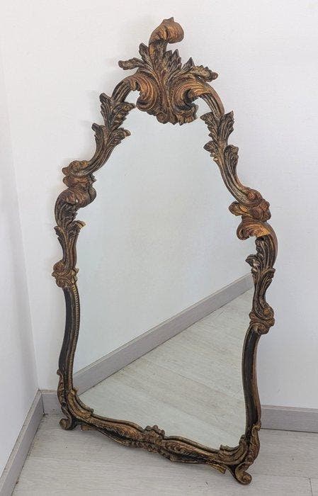Miroir mural - Bois doré, Antiquités & Art, Antiquités | Meubles | Chaises & Canapés