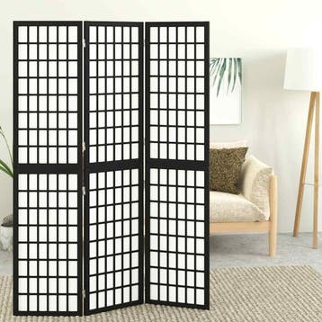vidaXL Kamerscherm inklapbaar 3 panelen Japanse stijl, Verzenden