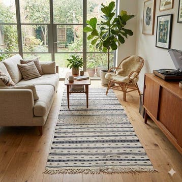 Vintage - 1970er - Kelim - Berber - Loper - 260 cm - 116 cm, Nieuw