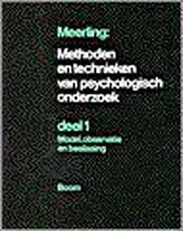 Methoden en technieken van psychologisch onderzoek Meerling, Verzenden, Gelezen, Meerling