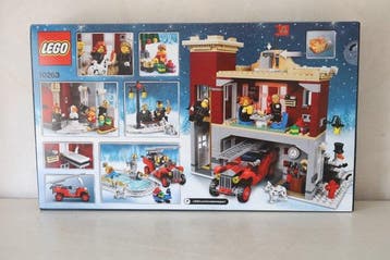Lego - Creator - 10263 - Brandweerkazerne in winterdorp -
