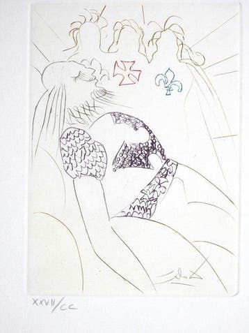 Salvador Dali (1904-1989) - Henry IV, Antiek en Kunst