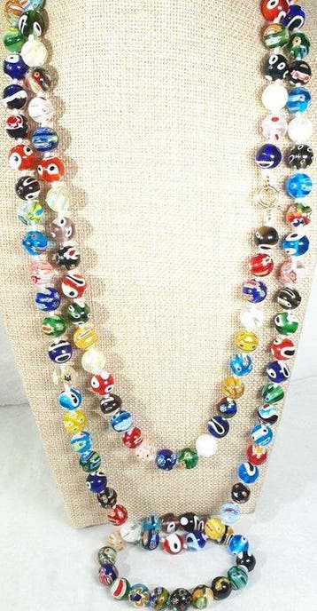 Cristal Murano - Symbool van Geloof - Sluiting Zilver 925