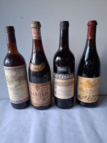 1964 Pio Cesare, 1973 Luigi Bosca, 1962 Damilano, 1973, Collections