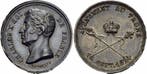 Frankreich Karl X Charles zilver Medaille 1824 Depaulis K..., Timbres & Monnaies, Pièces & Médailles, Verzenden