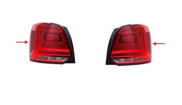 6C GTI Look Verduisterd Achterlichten voor Volkswagen Polo 6, Ophalen of Verzenden