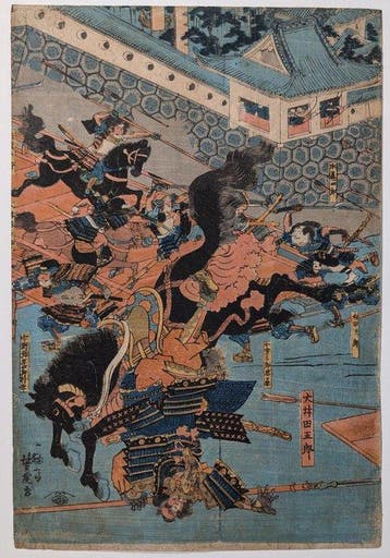 YOSHITORA — La bataille de Yokotagawara (1181) avec Tomoe