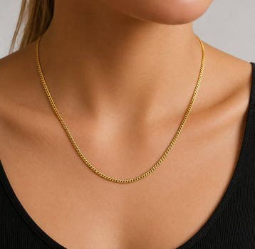 UnoAErre - Collier - 18 carats Or jaune - Fabriqué en Italie
