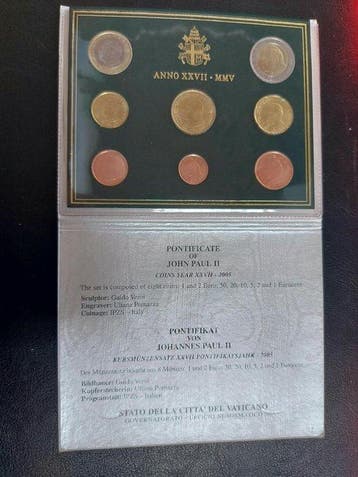 Vaticaan. Year Set (BU) 2005 (Zonder minimumprijs)