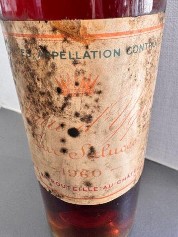1960 Château dYquem - Sauternes 1er Cru Supérieur - 1 Halve, Collections, Vins