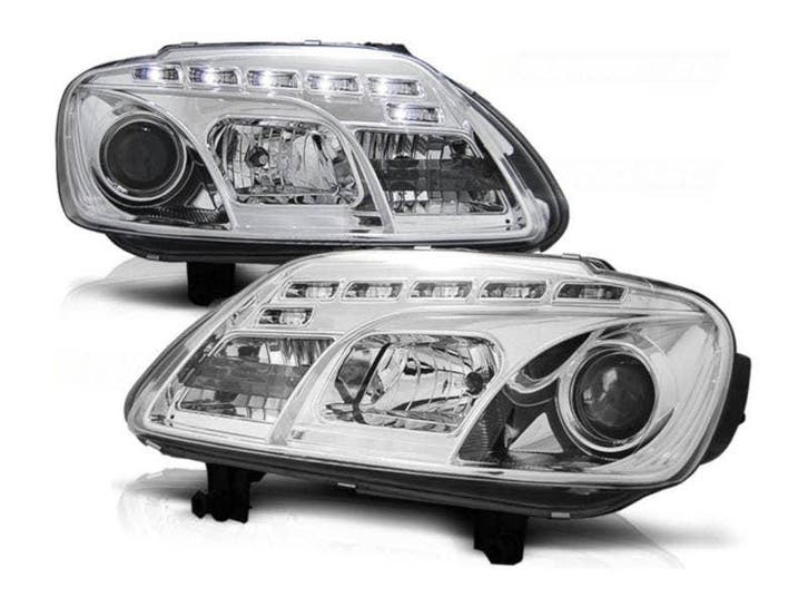 Koplamp units Chrome geschikt voor VW Touran VW Caddy, Auto-onderdelen, Verlichting, Nieuw, Volkswagen, Verzenden