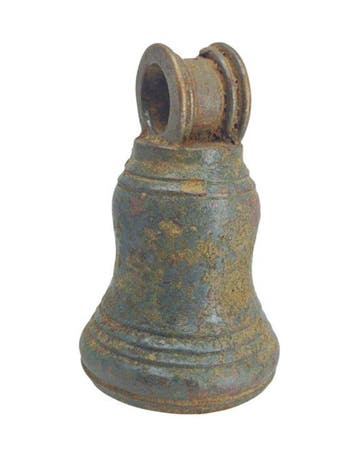Aziatisch - Javaans Brons Rituele tempelbel (Ghanta) - 82 mm