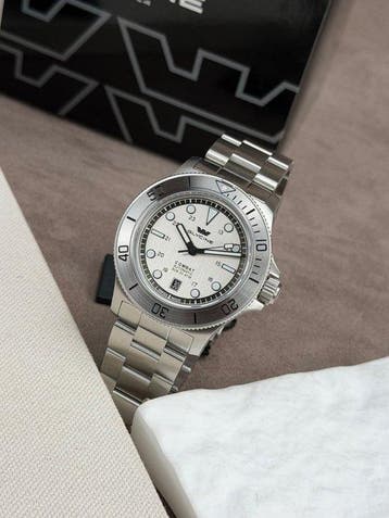 Glycine - Combat Sub Automatic Date Silver - GL0533 - Homme