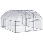 vidaXL Kippenren 3x4x2 m gegalvaniseerd staal, Verzenden