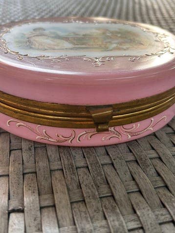 Doos - Opaline glas