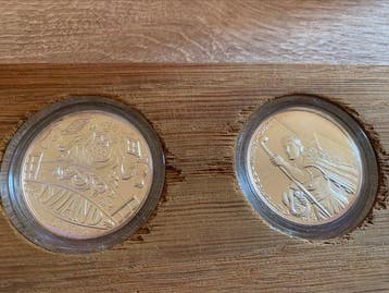 Danemark. Silver medal Fregatten Jylland x 2 (Sans prix de