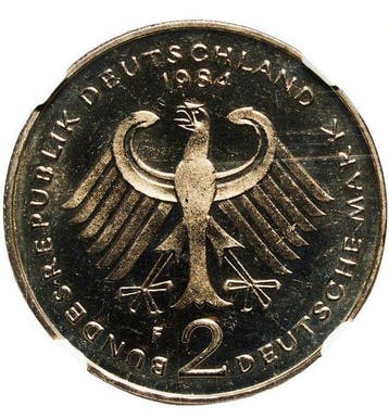 Duitsland. 2 Mark 1981 - NGC MS64 (Zonder minimumprijs)