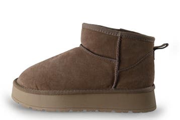 Manfield Snowboots in maat 39 Beige, Kleding | Dames, Schoenen, Verzenden, Beige, Snowboots, Zo goed als nieuw