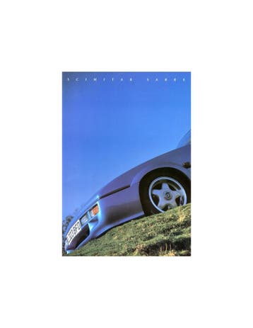 1995 SCIMITAR SABRE BROCHURE ENGELS, Boeken, Nieuw