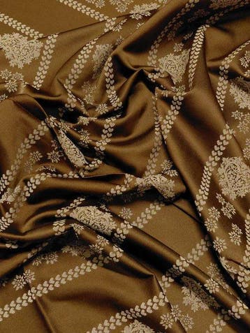 Luxury Italian Fabric Galtex – Jacquard Satin Cuori e Motivi