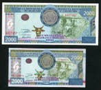 Burundi. - 2 x 2000, 2 x 5000, 1 x 10000 francs - various, Postzegels en Munten