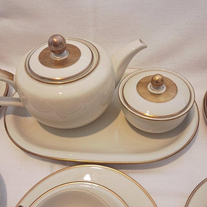 Koffieservies (33) - Porselein, Antiek en Kunst, Antiek | Meubels | Tafels