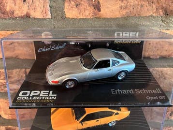 Divers 1:43 - Modelauto (3) - 1964/1992 Opel GT Silver -, Hobby & Loisirs créatifs