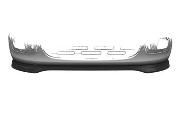 Voorspoiler | Cupspoilerlip voor Fiat Panda 3 (Type 312/319), Verzenden, Nieuw