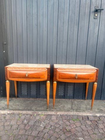 Table de chevet (2) - Bois, Verre