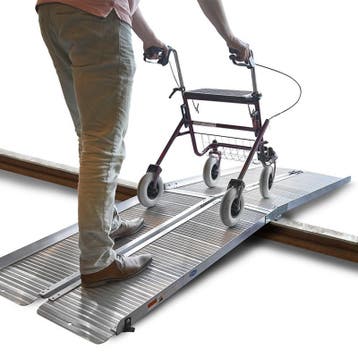 Datona Oprijplaat rolstoel 300 cm drie keer opvouwbaar -, Ophalen of Verzenden, Nieuw