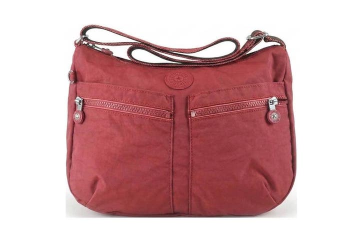 Kipling Schoudertas Rood, Handtassen en Accessoires, Tassen | Damestassen, Rood, Zo goed als nieuw, Verzenden