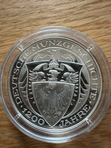Allemagne. Silver medal 2002, 1200 Years of German Coinage