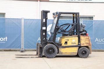 Veiling: Heftruck Yale GDP30TF Diesel 2650kg 4.91m 1998, Zakelijke goederen, Machines en Bouw | Heftrucks en Intern transport